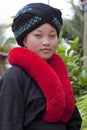Asian woman, Yao, from Laos Royalty Free Stock Photo