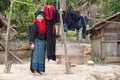 Asian woman, Yao, from Laos Royalty Free Stock Photo