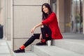 Asian woman young worker Royalty Free Stock Photo
