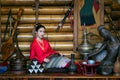 Asian women wearing Thai dress costume traditional according Thai culture and tradition