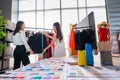 Women at work are fashion designers and tailors