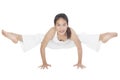 Asian Yoga Training Master Royalty Free Stock Photo