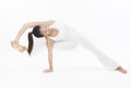 Asian Yoga Training Master Royalty Free Stock Photo