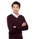 Asian young man portrait Royalty Free Stock Photo