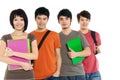 Asian young students Royalty Free Stock Photo