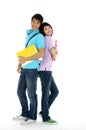 Asian young students Royalty Free Stock Photo