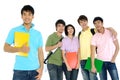 Asian young students Royalty Free Stock Photo