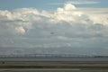 Asiana Airlines plane landing in San Francisco from Korea.