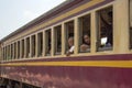 Asians, Thais, people, in a Thai train