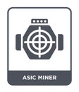 asic miner icon in trendy design style. asic miner icon isolated on white background. asic miner vector icon simple and modern Royalty Free Stock Photo