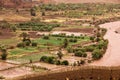 Asif ounila river and valley. Ait Ben Haddou. Morocco.