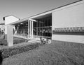 Asilo St Elia kindergarten in Como in black and white Royalty Free Stock Photo