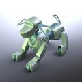 Look, the little Robo Dog. 3D Illustration