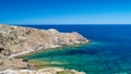 Asinara island. blue green sea with mountains Royalty Free Stock Photo