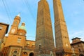 Asinelli and Garisenda towers Bologna landmark, Italy