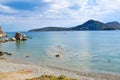 Asini small beach, Greece. Royalty Free Stock Photo