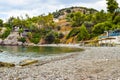 Asini small beach, Greece. Royalty Free Stock Photo