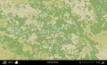 Asipovicy District, Belarus. Topographic Humanitarian Royalty Free Stock Photo