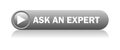 Ask an expert web button icon on white Royalty Free Stock Photo