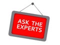 Ask the experts Royalty Free Stock Photo