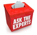 Ask the Experts Question Entry Box Submit Help Assistance Tips A Royalty Free Stock Photo