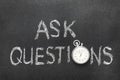 Ask questions watch