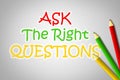 Ask The Right Questions Concept Royalty Free Stock Photo
