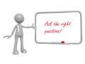 Ask the right questions! Royalty Free Stock Photo