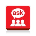 Ask support icon