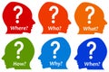 Asking questions Royalty Free Stock Photo