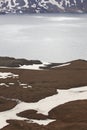 Askja and Viti craters in Iceland Royalty Free Stock Photo