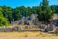 Asklepieion ancient ruins in Greek island Kos Royalty Free Stock Photo