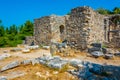 Asklepieion ancient ruins in Greek island Kos Royalty Free Stock Photo