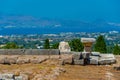 Asklepieion ancient ruins in Greek island Kos Royalty Free Stock Photo