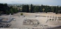 Asklepieion and panorama of city Kos, Greece Royalty Free Stock Photo