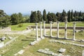 The Asklepion ancint city, Kos island, Greece Royalty Free Stock Photo