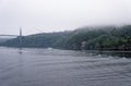 Askoy Bridge across the Bergen Fjord - Norway Royalty Free Stock Photo