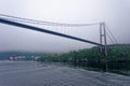 Askoy Bridge across the Bergen Fjord - Norway Royalty Free Stock Photo