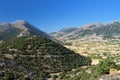 Askyfou plateau at Crete island Royalty Free Stock Photo