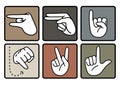 ASL Alphabet Hand Sign Matching Flashcards - 2