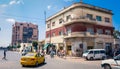 Capital Streets and Buildings View in the Sunny Day Royalty Free Stock Photo