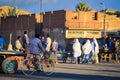 Local Sunset View to the the Medebar Market in the Asmara City Center