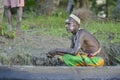 Asmat man Royalty Free Stock Photo