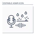 ASMR line icon