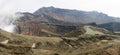 Aso-san Volcano, Naka-dale Crater, Kyushu Island, Japan Royalty Free Stock Photo