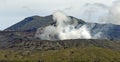 Aso-san Volcano - Naka-dale Crater Kyushu Island, Japan Royalty Free Stock Photo