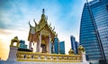 Asoke intersection and sky train station in Bangkok Thailand