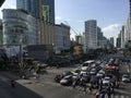 Asoke Montri Road street view in thailand.