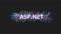 ASP.NET technology for website design Royalty Free Stock Photo