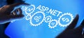 Asp.net web-application software development platform. Programming language Royalty Free Stock Photo